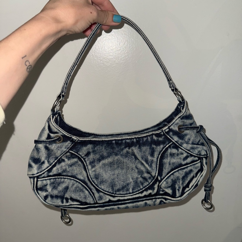 Denim Shoulder Bag Zara